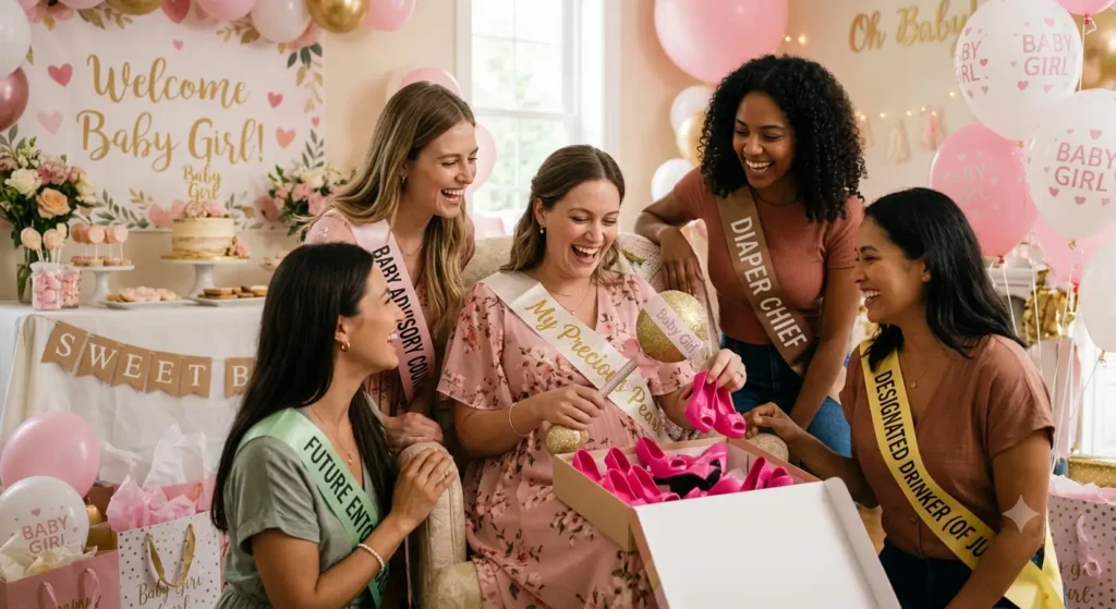 Funny Baby Shower Wishes for a Girl😂 