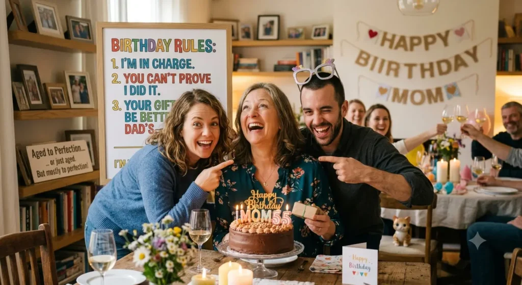 Funny Birthday Wishes for Mom😂