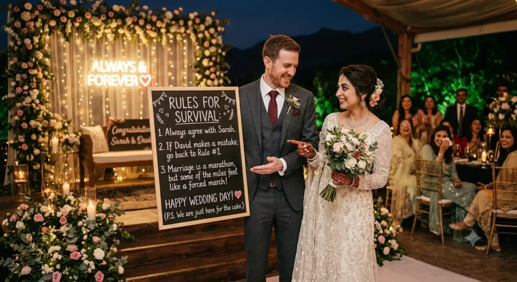 Funny Wedding Wishes for Couple😂