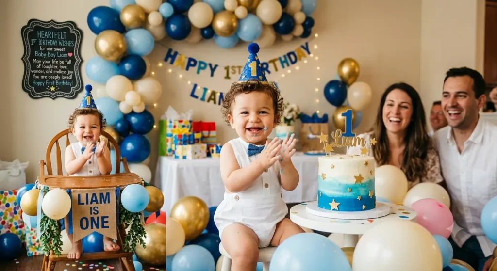 Heartfelt 1st Birthday Wishes for Baby Boy❤️ 