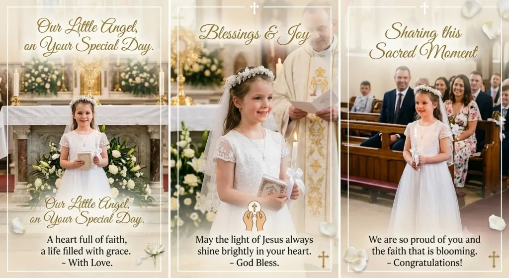 Heartfelt First Communion Wishes❤️ 
