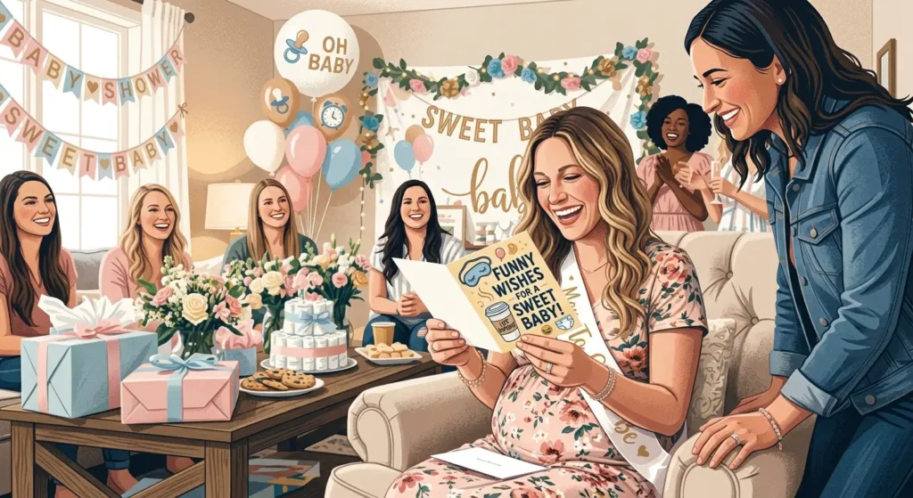 Funny Baby Shower Wishes for Card😂 