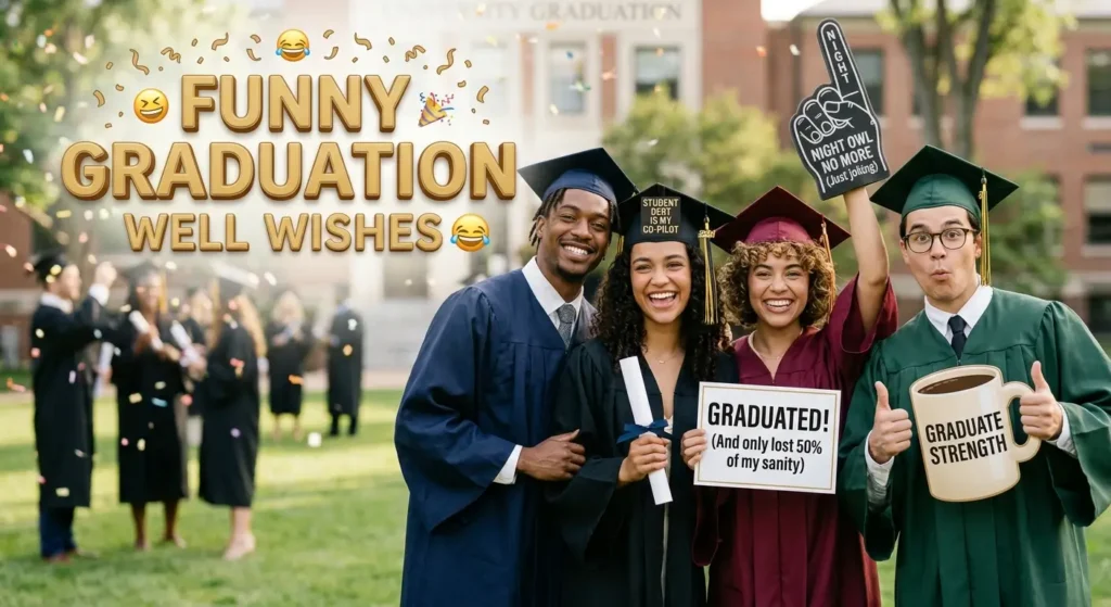 Funny Graduation Well Wishes😂