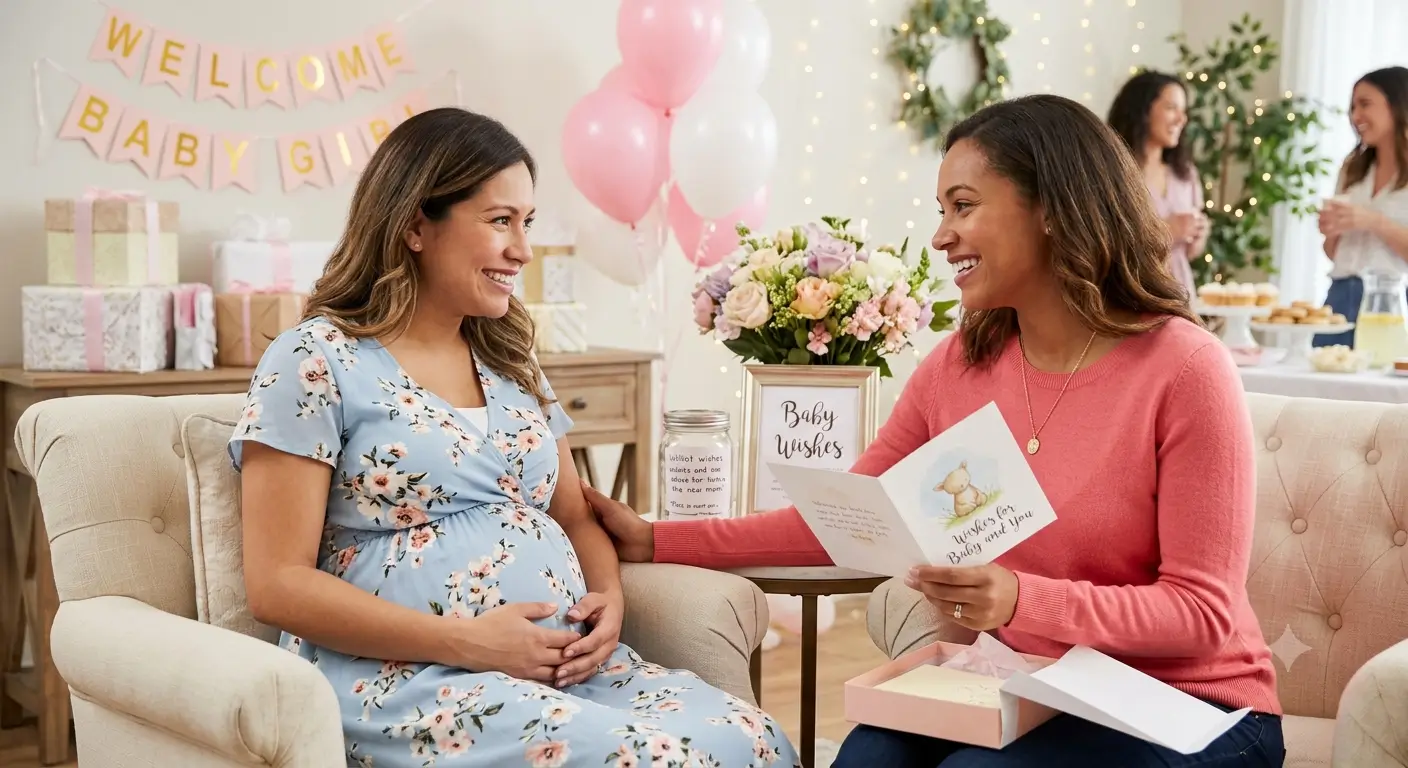 baby shower wishes to friend