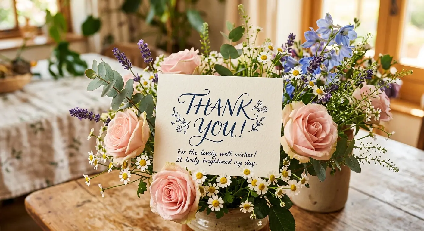 thank you for the well wishes