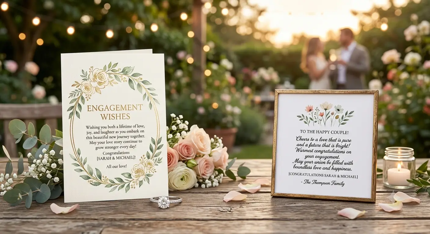 engagement wishes images